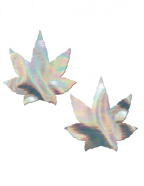 Pastease Holographic Leaf Pasties
