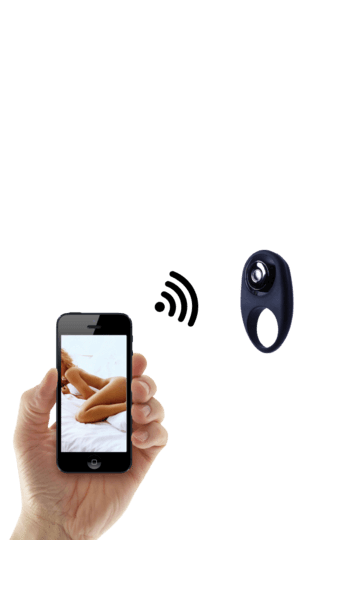 The Cock Cam Silicone Cock Ring with Infrared Micro Camera Version 2