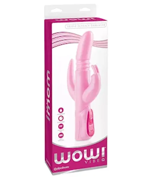 Wow! Triple Ecstacy Vibrating Thruster - Pink — image 7 of 10
