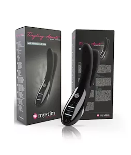 Tingling Aparte E-stim Vibrator - Black — image 15 of 16