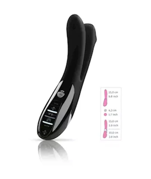 Tingling Aparte E-stim Vibrator - Black — image 10 of 16