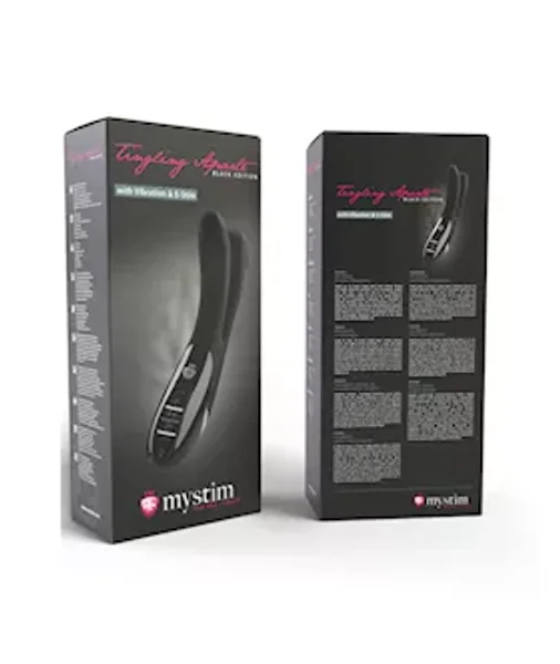 Tingling Aparte E-stim Vibrator - Black — image 16 of 16