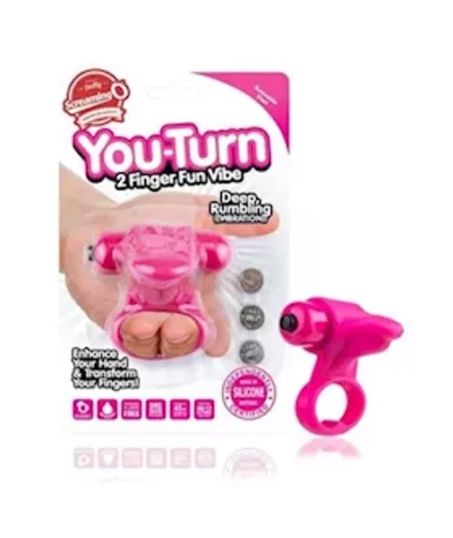 You-turn 2 Finger Fun Vibe - Strawberry — image 16 of 16