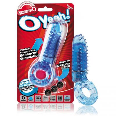 Oyeah Vibrating Cock Ring Blue