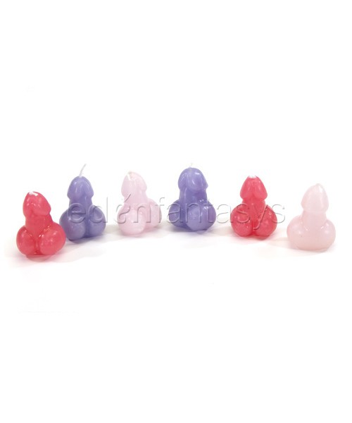Mini Pecker Party Candles (6 Pieces)