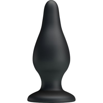 Pretty Love Sturdy Silicone Anal Plug Black