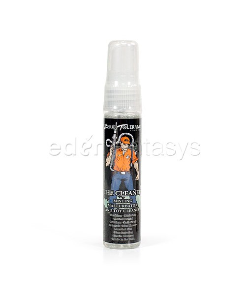 The cleaner misting