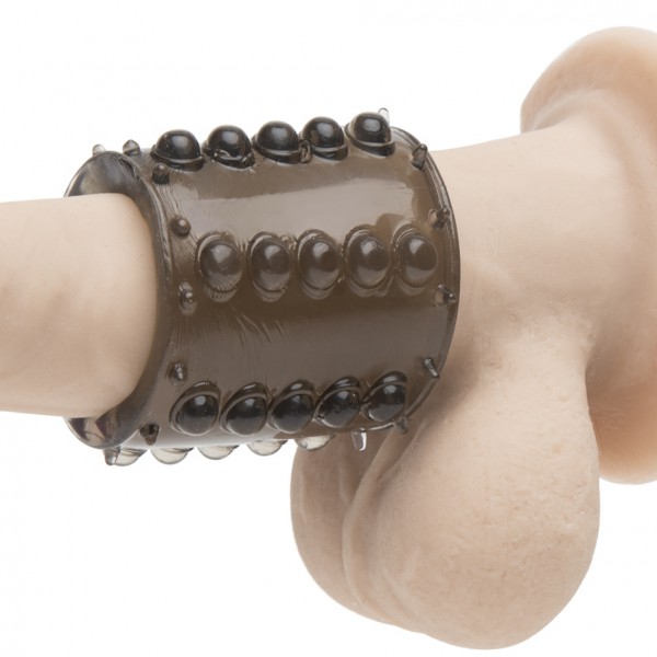 Stretchy Textured Extra Girth Penis Sleeves (2 Pack)