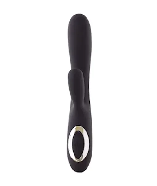 Amore Silicone Rabbit Vibrator - Black — image 13 of 15