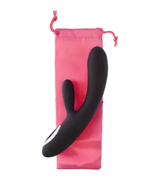 Amore Silicone Rabbit Vibrator - Black — image 14 of 15