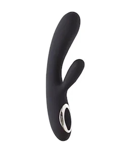 Amore Silicone Rabbit Vibrator - Black — image 11 of 15