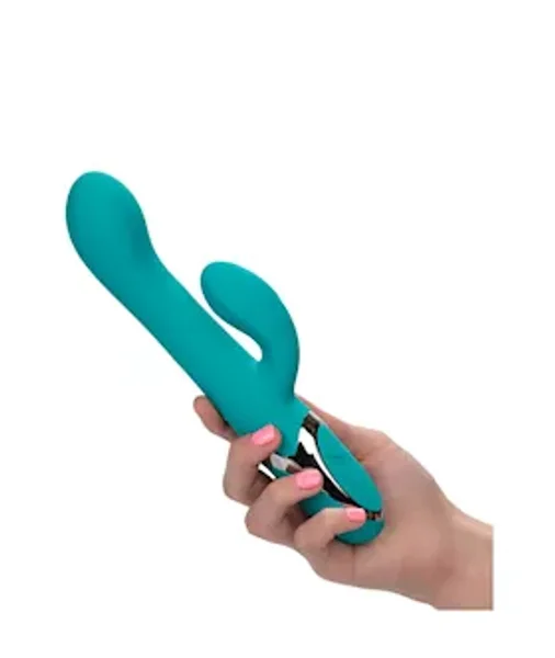 Enchanted Lover Rabbit Vibrator - Turquoise — image 17 of 18