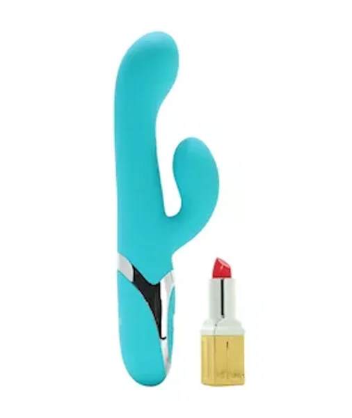 Enchanted Lover Rabbit Vibrator - Turquoise — image 14 of 18