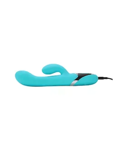 Enchanted Lover Rabbit Vibrator - Turquoise — image 13 of 18