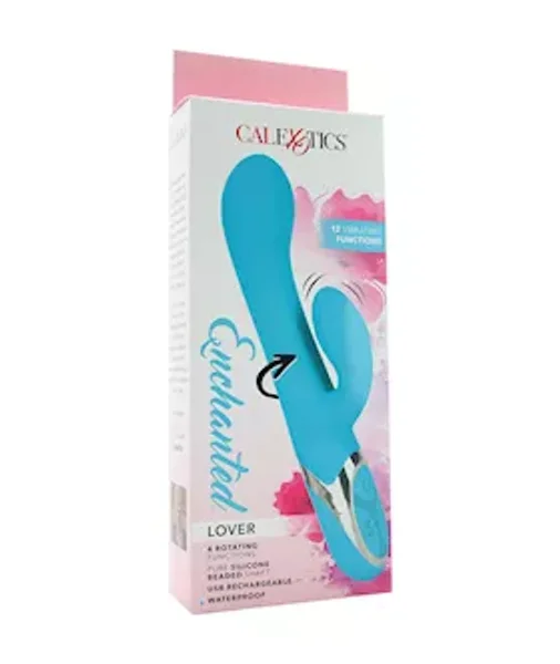 Enchanted Lover Rabbit Vibrator - Turquoise — image 18 of 18