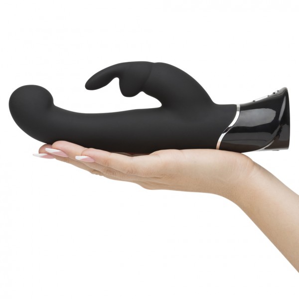 Fifty Shades Greedy Girl 9.5" Rechargeable G-Spot Rabbit Vibrator
