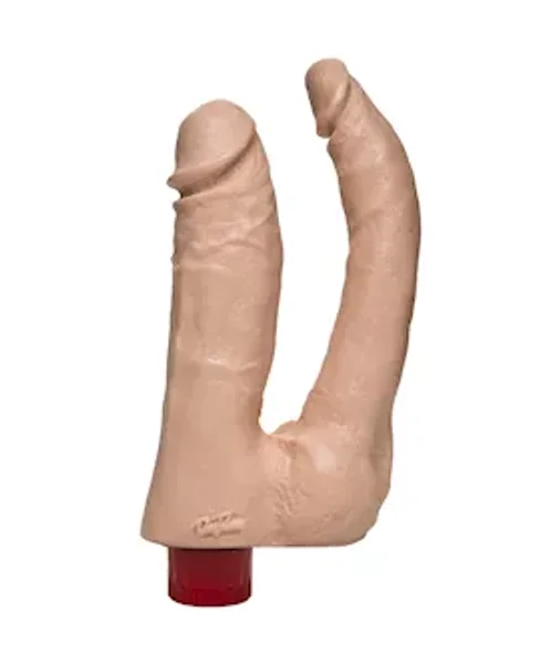 The Naturals Vibro Double Penetrator - White — image 2 of 2