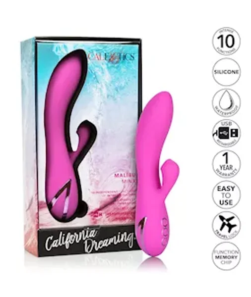 California Dreaming Malibu Minx Vibrator - Pink — image 13 of 14