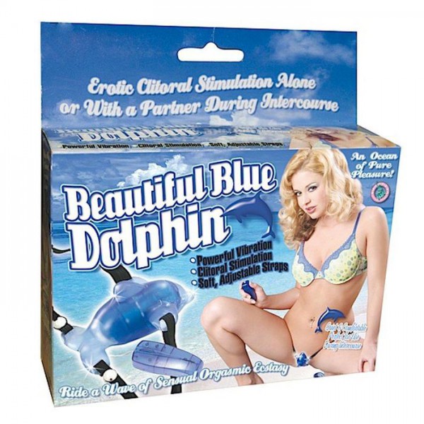 Beautiful Blue Dolphin Hands-Free Clitoral Vibe — image 6 of 7