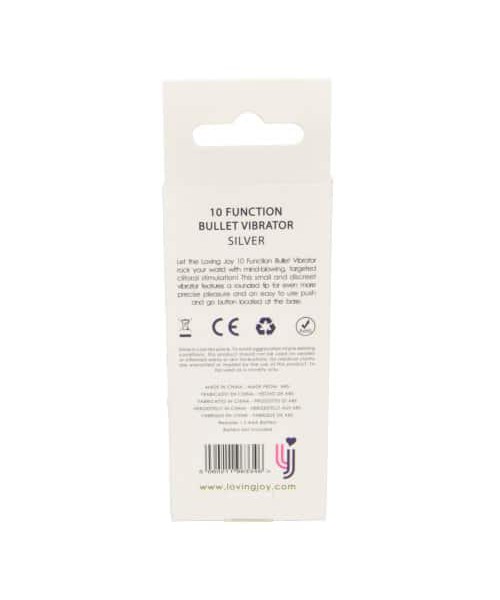 Loving Joy Single Speed Silver Bullet Vibrator