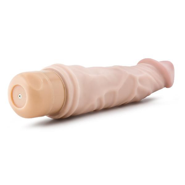 Dr Skin Cock Vibe 6 8.5in Vibrating Cock Beige — image 5 of 13