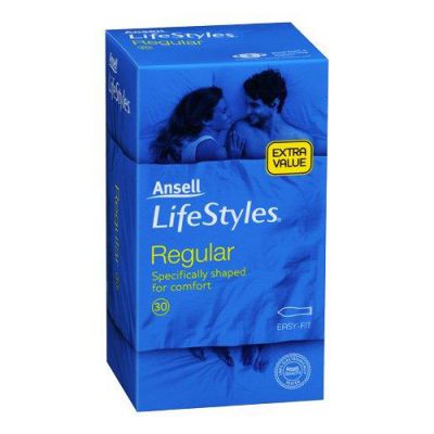Ansell Lifestyles Regular Condoms 30 Pack