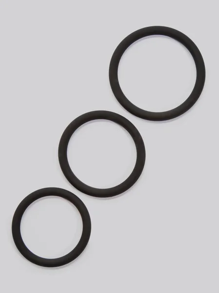 Lovehoney Get Hard Stretchy Silicone Cock Ring Set (3 Pack) — image 9 of 9