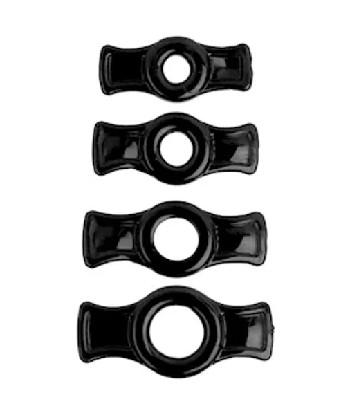 Titanmen Cock Ring Set Black - Black — image 2 of 2