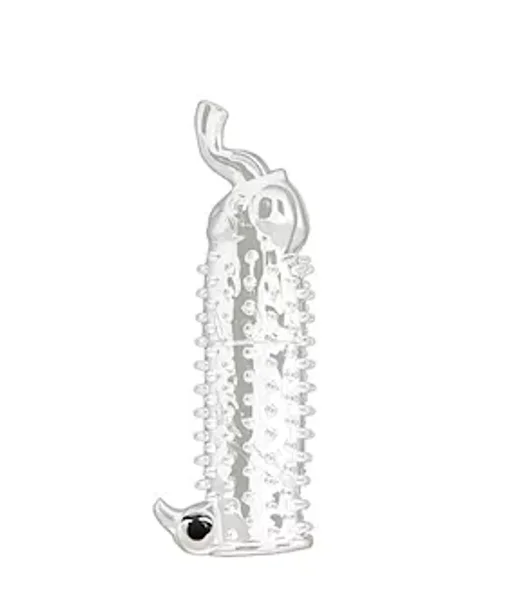 Shots Toys Elephant Vibr Penis Extension - Transparent - — image 2 of 2