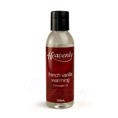 Heavenly Nights Warming Massage Oil French Vanilla 125ml