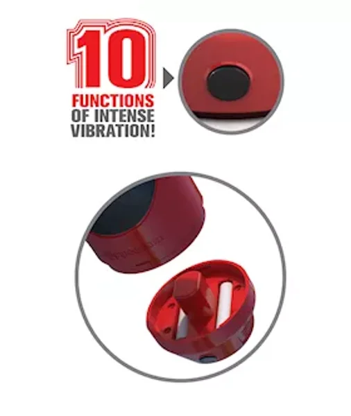 Pipedream Extreme Toyz Mega Grip Vibrating Stroker Mouth — image 13 of 14