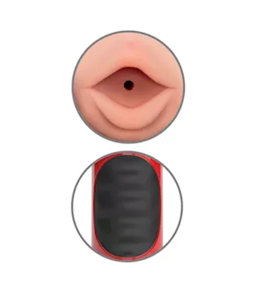 Pipedream Extreme Toyz Mega Grip Vibrating Stroker Mouth — image 12 of 14