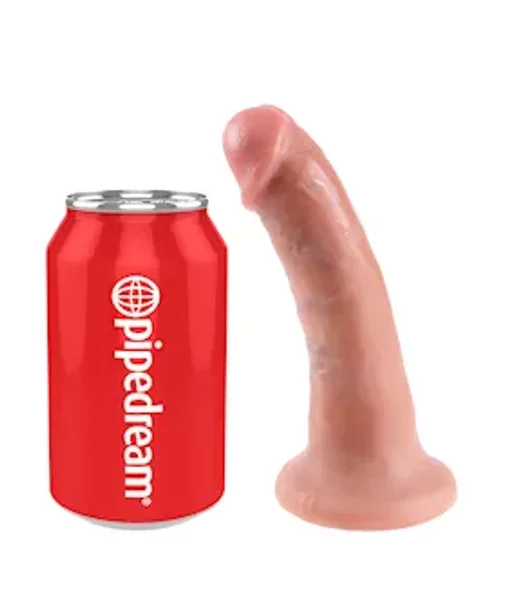 King Cock 6 Inch Suction Cup Dildo - Flesh — image 7 of 9