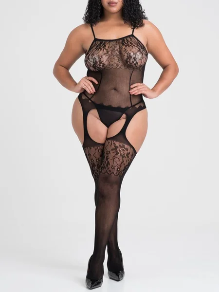 Lovehoney Plus Size Up All Night Lace Bodystocking — image 13 of 13