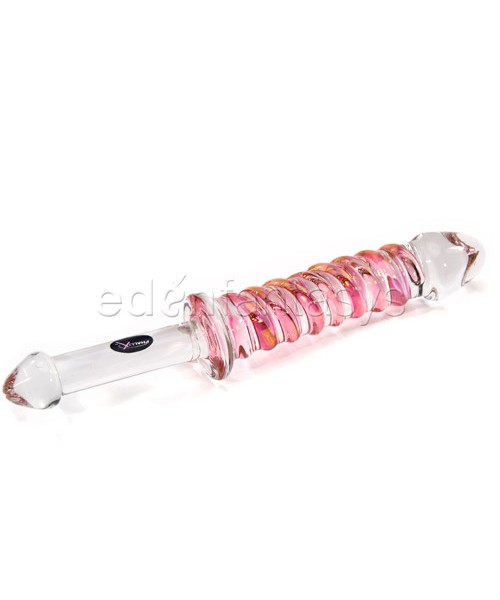 Gold spiral wrapped baton