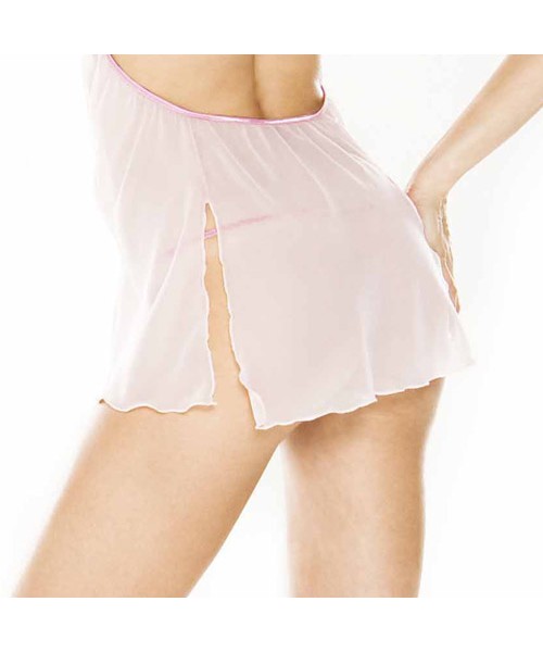 Pink low back babydoll