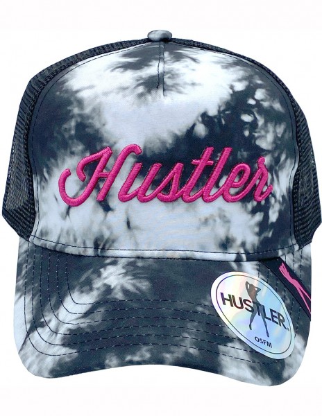 HUSTLER Tie Dye Curved Brim