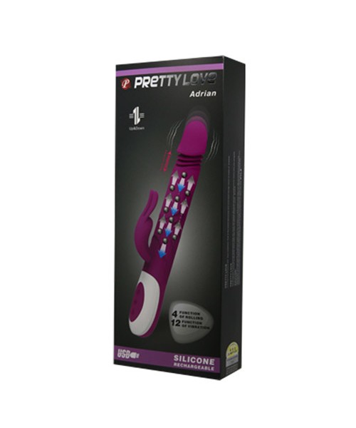 Adrian luxury dual vibe with stroking beads