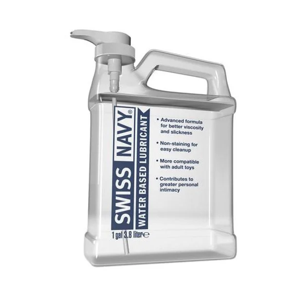 Swiss Navy Water Based Lubricant 1gal/3.8L — image 4 of 4