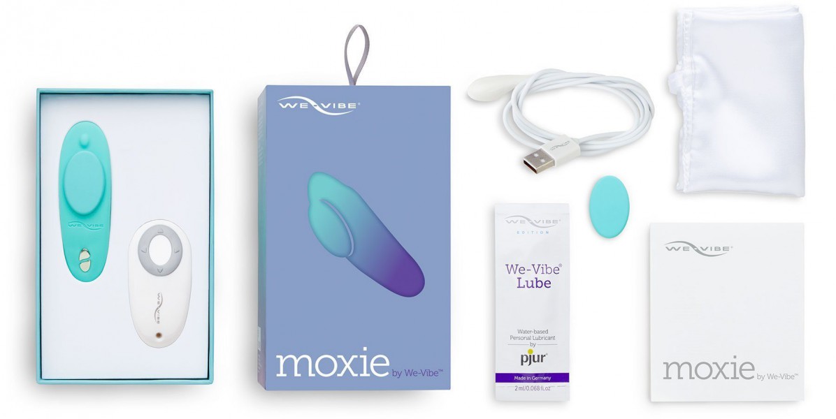 We-Vibe Moxie 3.6" Panty Vibrator with Magnetic Clip & App