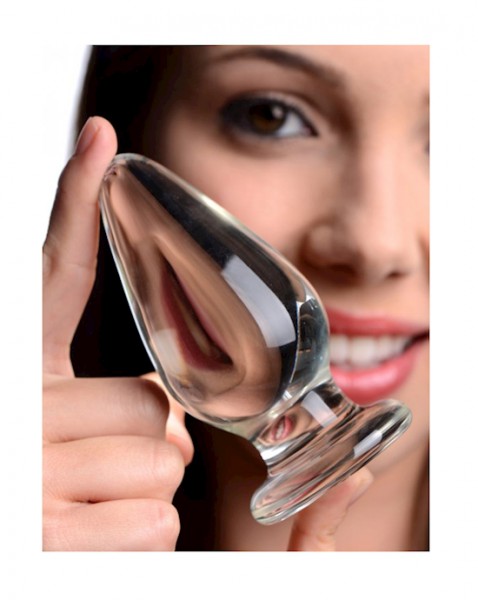 Ember Weighted Tapered Anal Plug - Clear — image 3 of 10