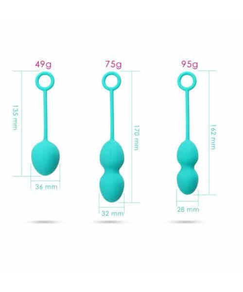 Svakom Nova Silicone Kegel Ball Set (3 Pce)