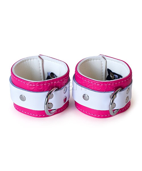 Pink candy jaguar cuffs