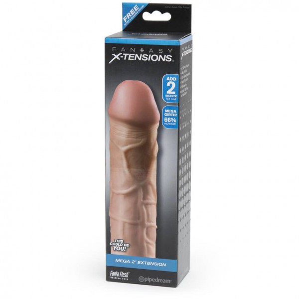 Fantasy X-Tensions 2 Extra Inches Extra Girthy Realistic Penis Extender