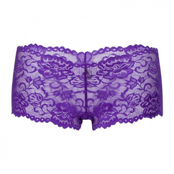 Lovehoney Flirty Purple Lace Shorts