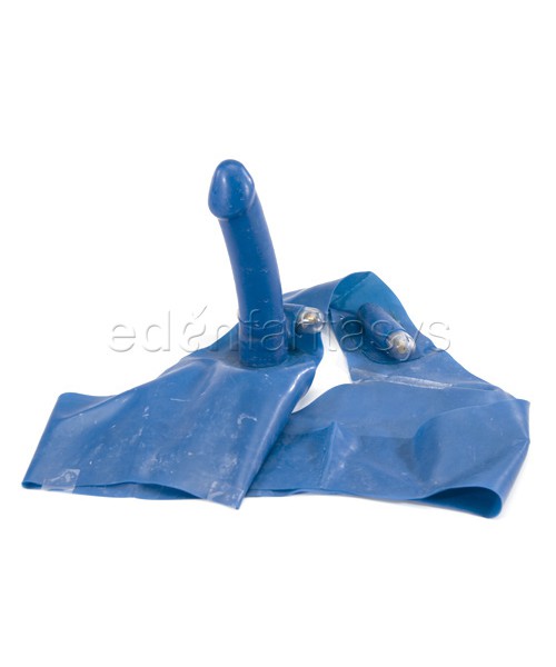 Blue latex slip on tool