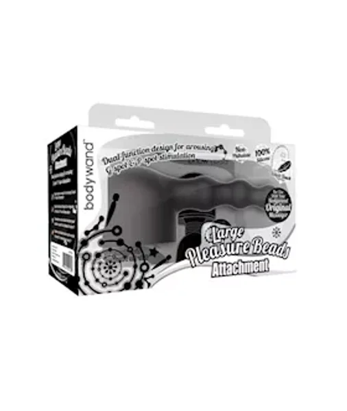 Bodywand Pleasure Beads Attachment Large Head - Black - Large — image 5 of 5