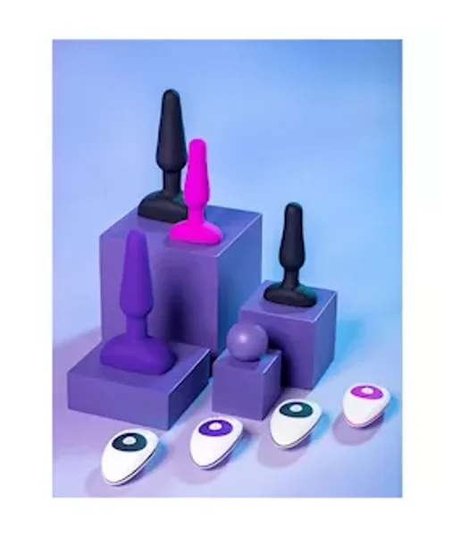 B-vibe Trio Plug - Purple — image 23 of 23