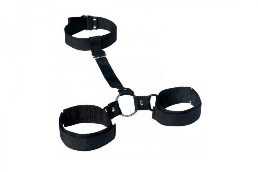 Sex and Mischief Shadow Neck and Wrist Restraint