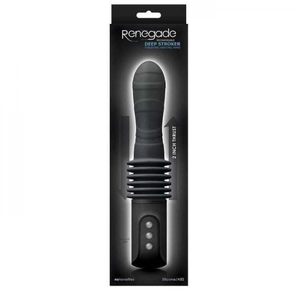 Deep Stroker Rechargeable Thrusting & Vibrating Wand